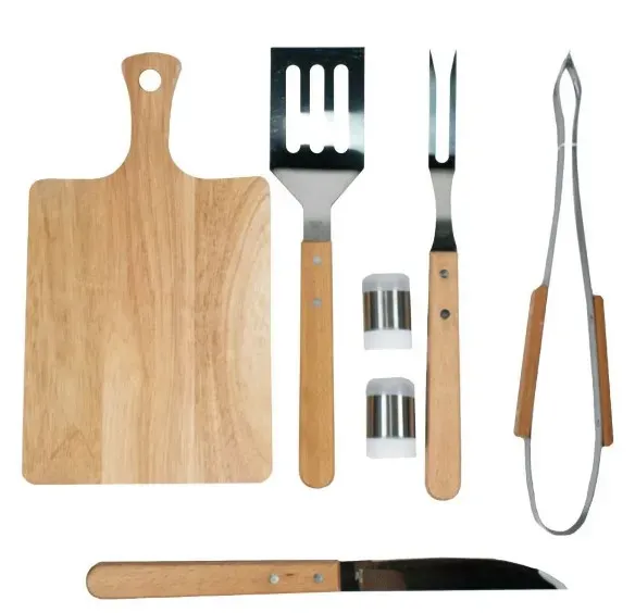 Utensiliios De Asado Bbq Set X7 Piezas