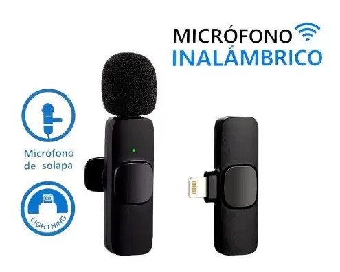 Micrófono K9, Para Iphone Y Android Con Solapa: Libertad De Movimiento Y Audio Nítido