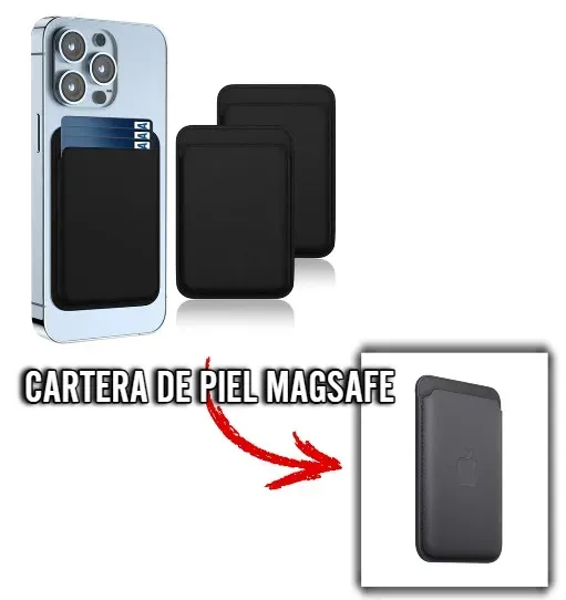 Cartera De Cuero Réplica MagSafe: Su Entrada A La Elegancia Cotidiana