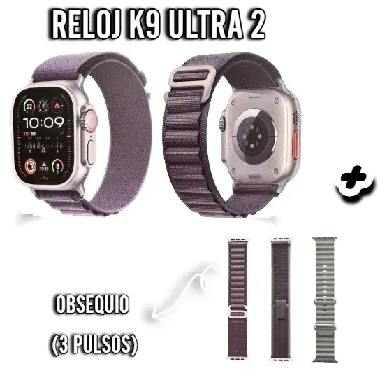 Reloj Inteligente K9 Ultra2: Tu Compañero Todo En Uno Para La Salud, La Actividad Física y El Estilo + Obsequio