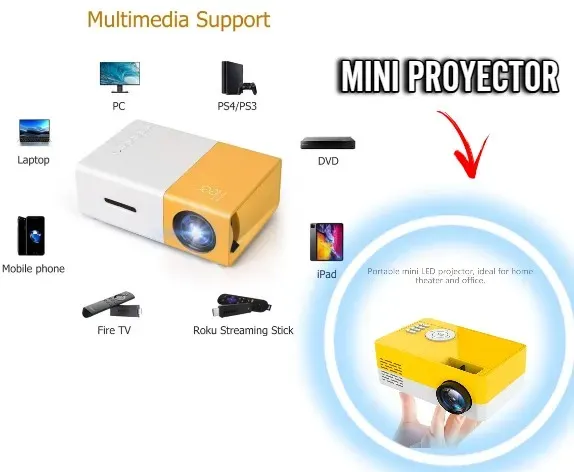 Miniproyector LED De Ultra Alta Definición: Calidad De Imagen Impresionante En Un Diseño Compacto