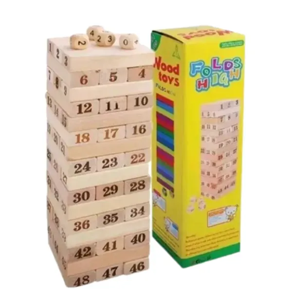 Juego De Jenga De Madera