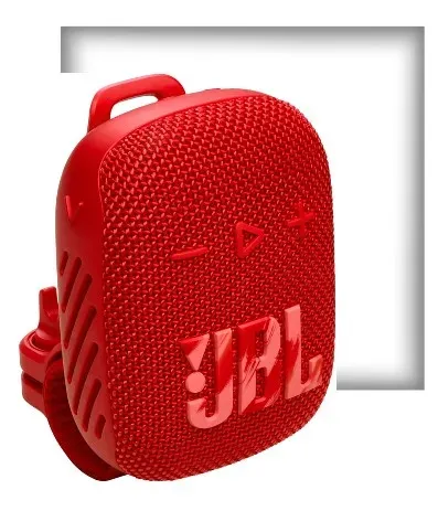 JBL Wind3s 1.1 Rojo: Sonido Potente, Diseño Resistente, Perfecto Para Tus Aventuras