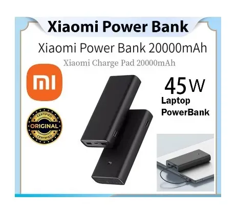 Xiaomi Power Bank 20000mAh - 45W: La Solución Definitiva Para Tus Necesidades De Energía.