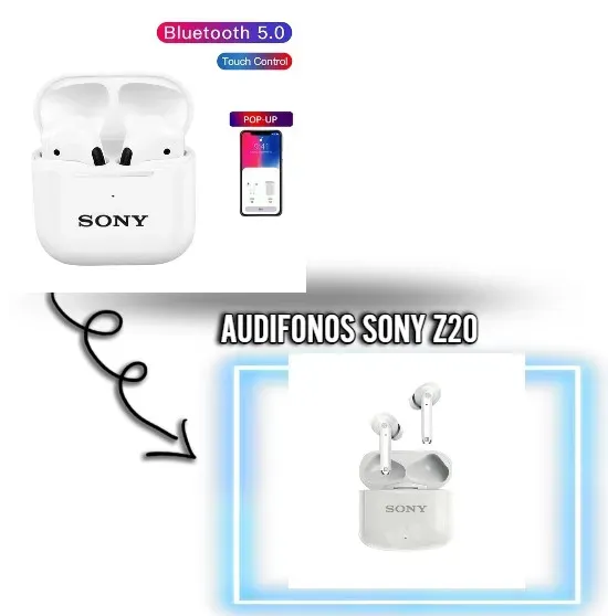 Audifonos Sony Z20 1.1: Libertad Inalámbrica Y Sonido De Estudio Para Tus Oídos.