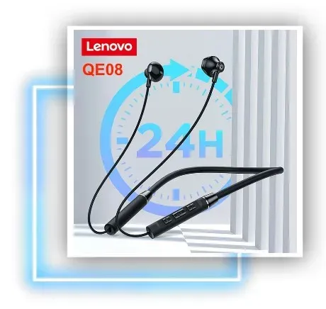 Audifonos Lenovo QE08: Sonido De Alta Calidad, Diseño Elegante, Comodidad Máxima