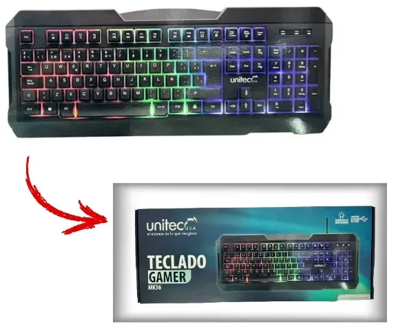 Teclado Gamer UNITEC: Teclas Mecánicas Para Una Experiencia De Juego Inigualable