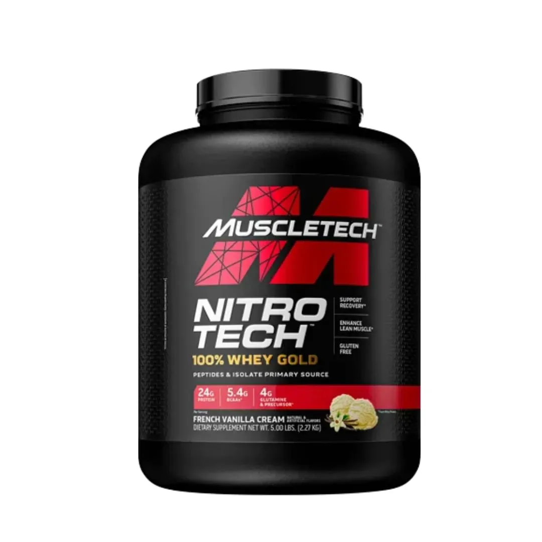 Proteína Limpia Nitro Tech Whey Gold 5 Lb