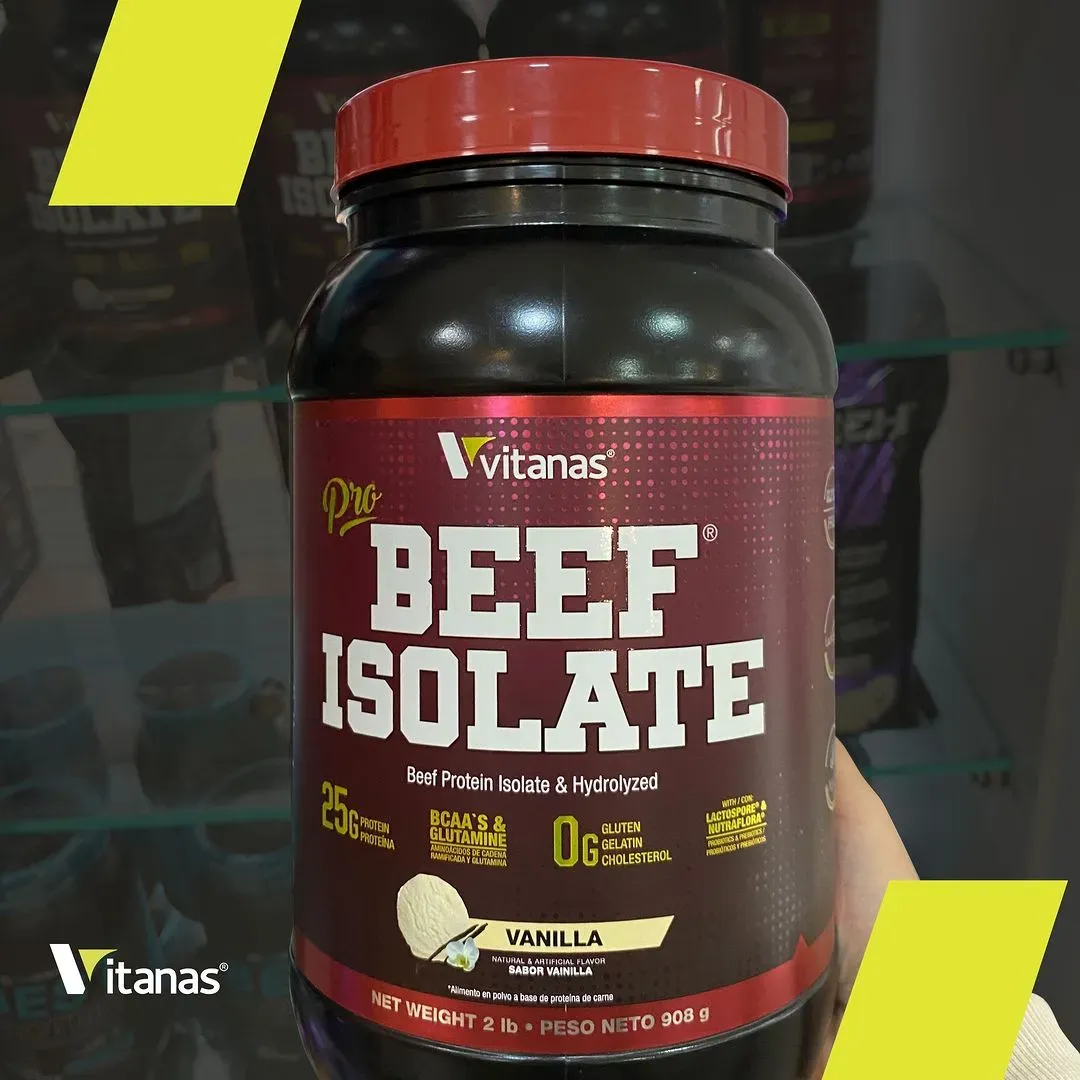 Proteína limpia de Carne Beef Isolate 2 Lb