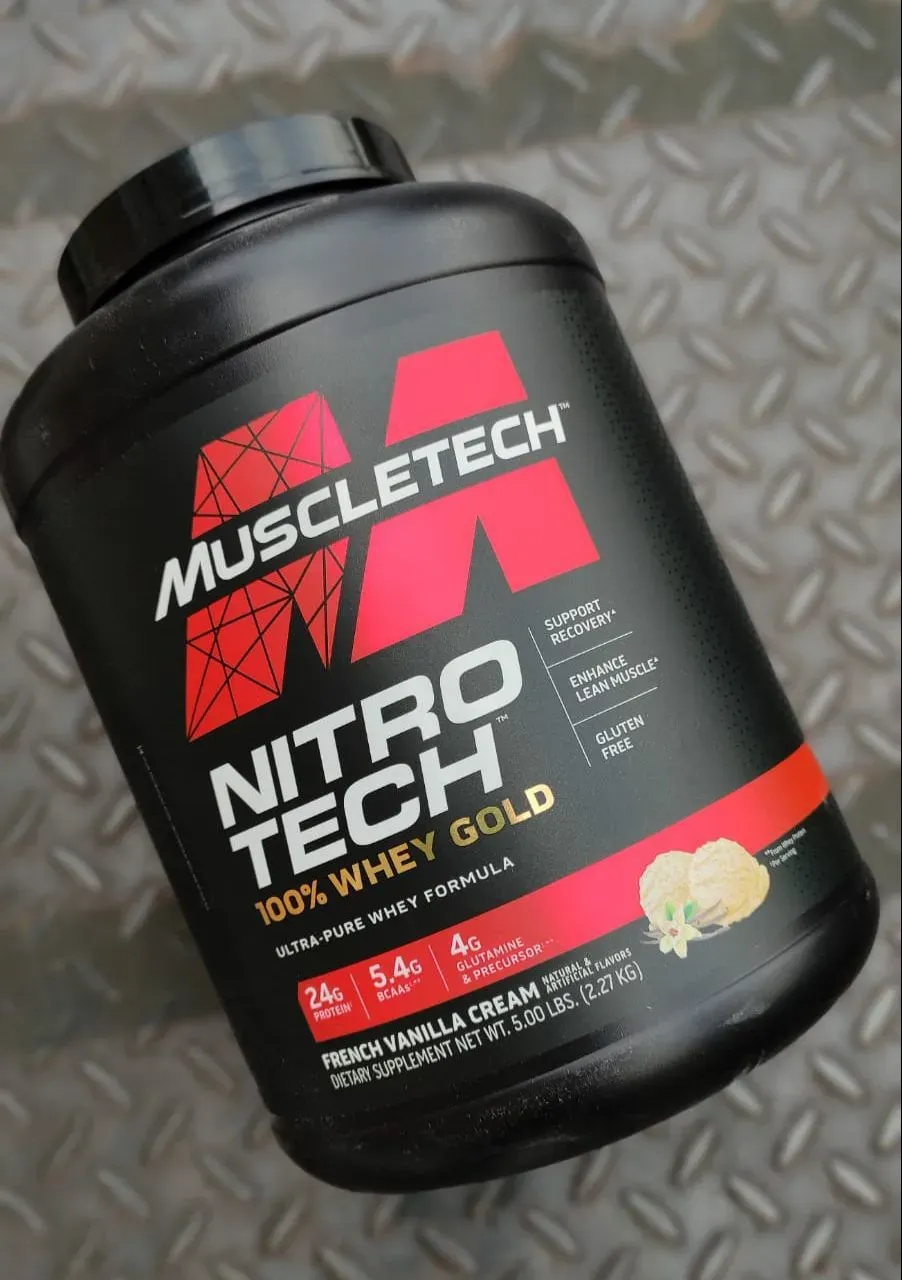 Proteína Limpia Nitro Tech Whey Gold 5 Lb