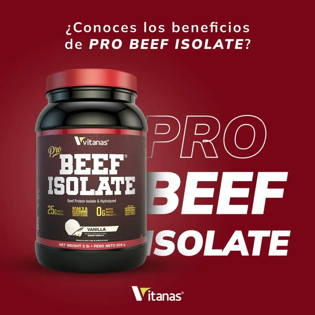 Proteína limpia de Carne Beef Isolate 2 Lb