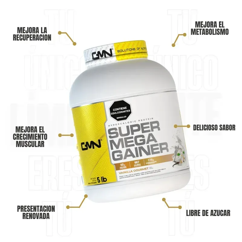 Proteina Super Mega Gainer 5 Lb