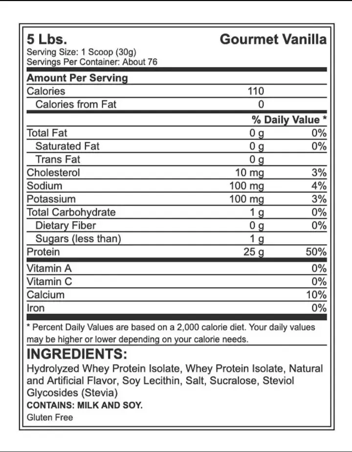 Proteina Limpia Iso 100 5 lb cookies and cream