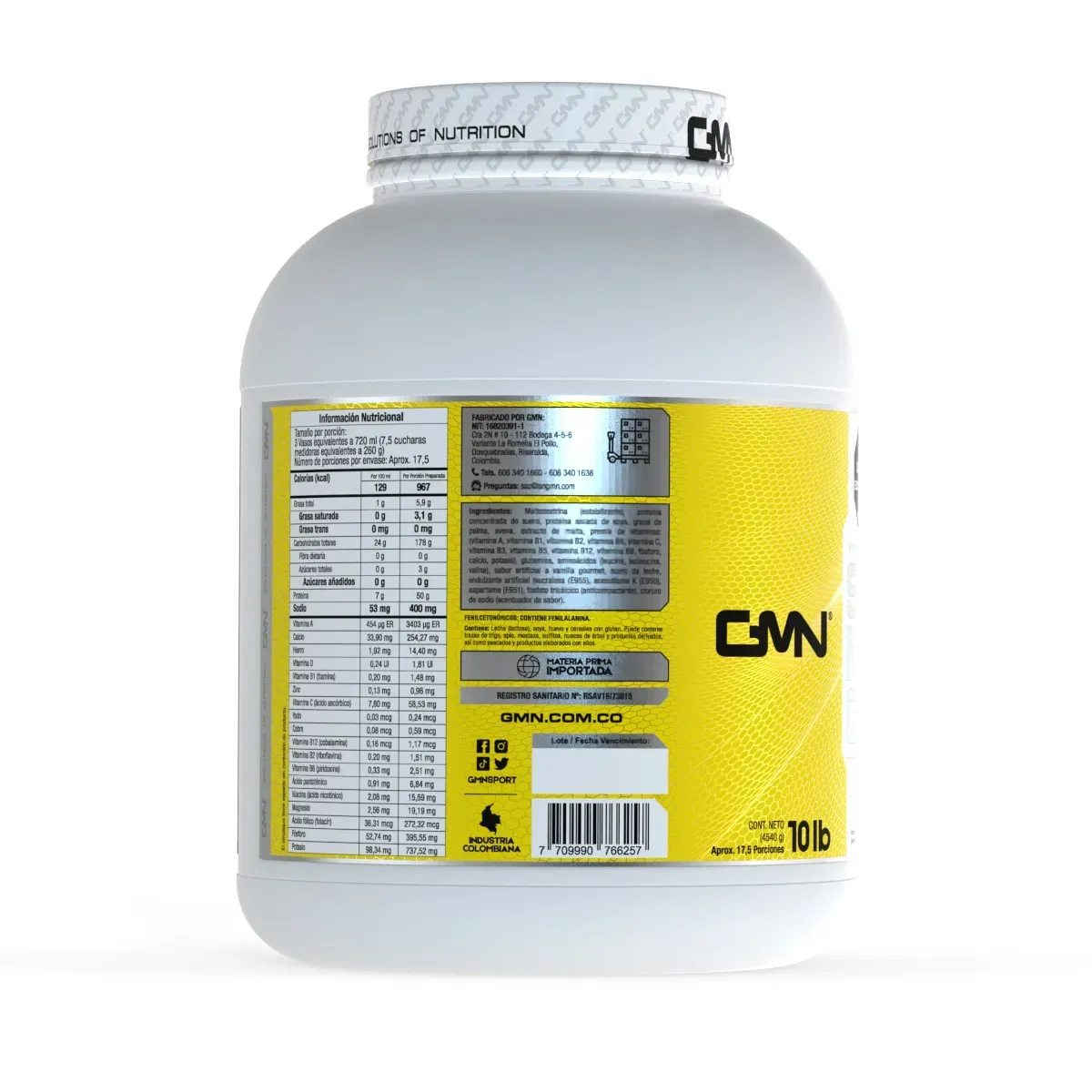 Proteina Volumen Super Mega Gainer 10 Lb