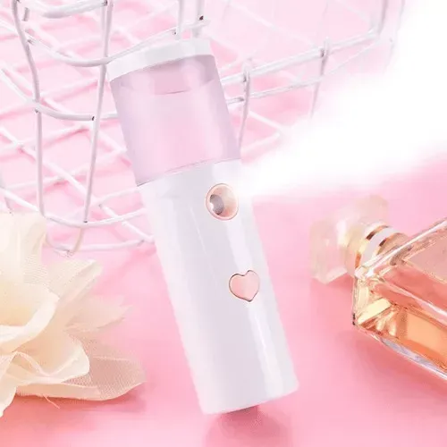 Vaporizador Facial Bivolt Recargable Love Spray Nano Mister