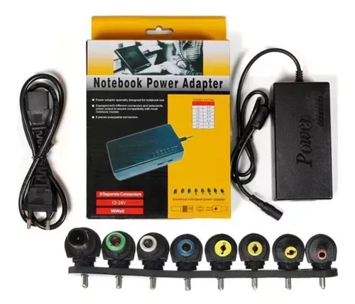 Cargador Universal Notebook 8 Puntas Adaptador 12-24v Computador