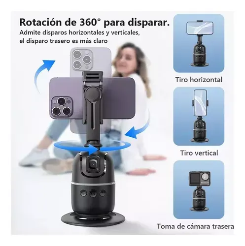 Soporte de trípode para teléfono con seguimiento facial automático