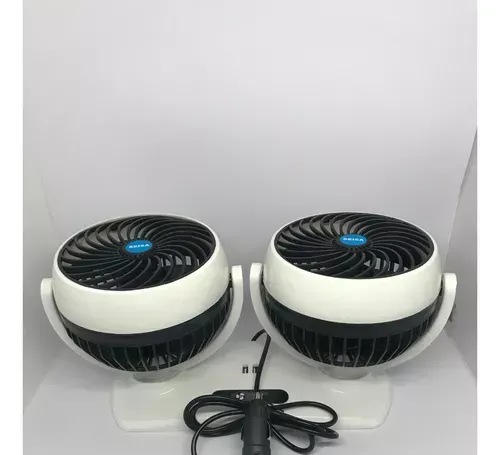 Mini Ventilador Auto 12v Portátil 360 Turbo Giratorio Entrada Usb 