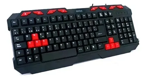 Teclado Gamer Seisa Dn-d236 Multimedia Usb P/ Pc Gaming