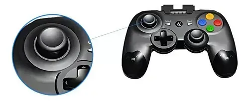 Joystick Inalambrico Bluetooth Para Celulares Y Pc/ps Njp189 Color Negro