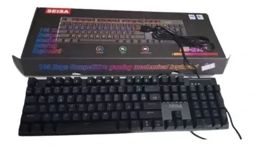 Teclado Mecánico Alámbrico Con iluminación Rgb 