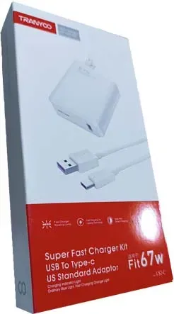 Cargador Celular Entrada De Usb A Tipo C Color Blanco Us2-c