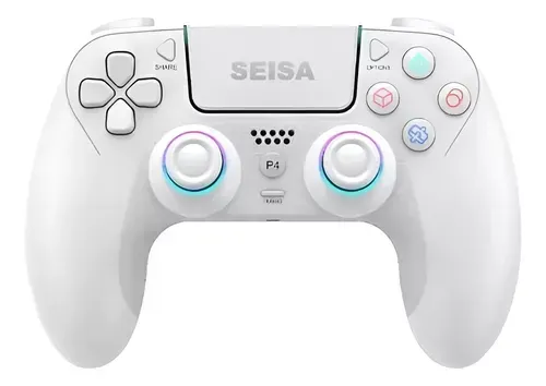 Control Joystick Inalámbrico Luz Led Para Ps4 Android Ios Pc