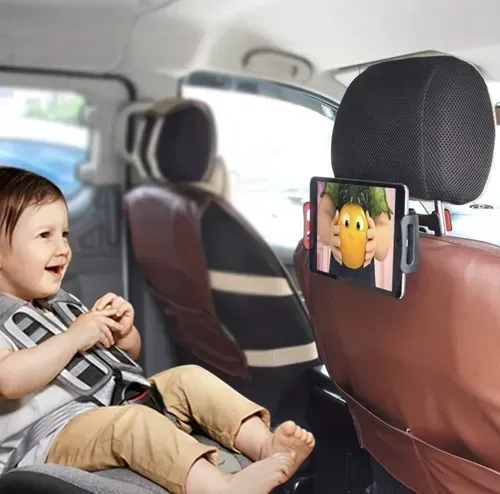 Soporte Universal Auto Camioneta Celular Tablet Apoya Cabeza