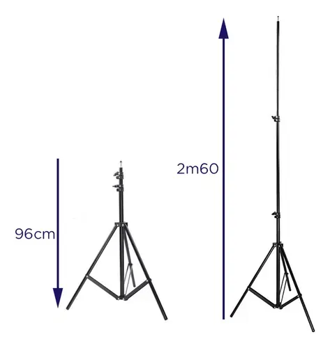 Trípode Stand 2.10m Para Aro De Luz Cámara Flash Softbox