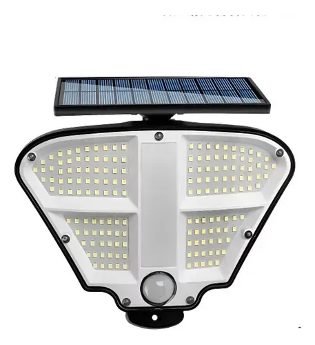 Lampara Solar Luz Led Auto Encendido Con Sensor De Movimiento