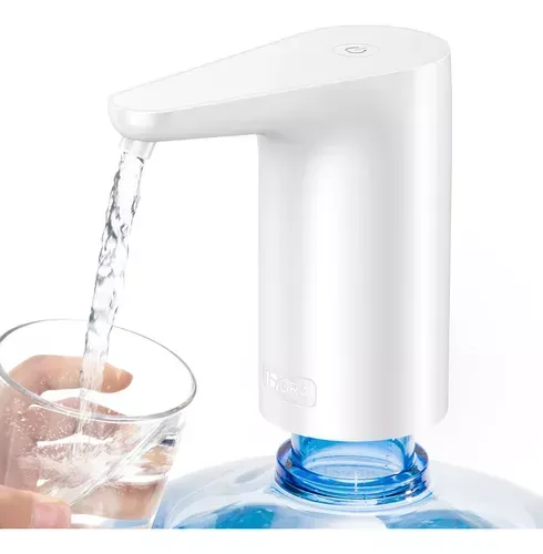 Dispensador De Agua Potable Eléctrico, Bomba De Agua Portátil Recarga Tico C 1hora Color Blanco