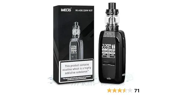 Vaper Vaporizador Cigarrillo Electronico 228 W Metalico