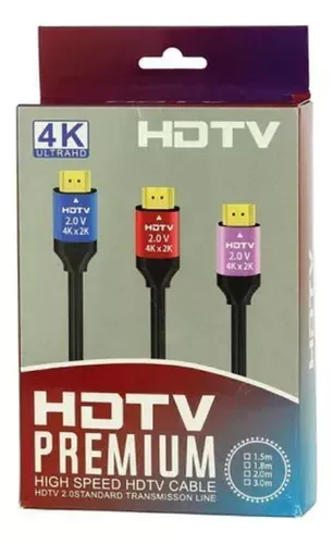 Cable Hdmi 25 Metros V2.0 4k Engomado Premium