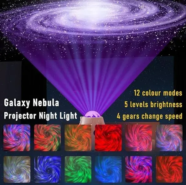 Capsula Proyector De Galaxia Con Control 16 Efectos De Iluminación 