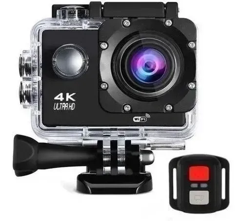 Camara 4k Deportiva Wifi Sumergible Casco Moto