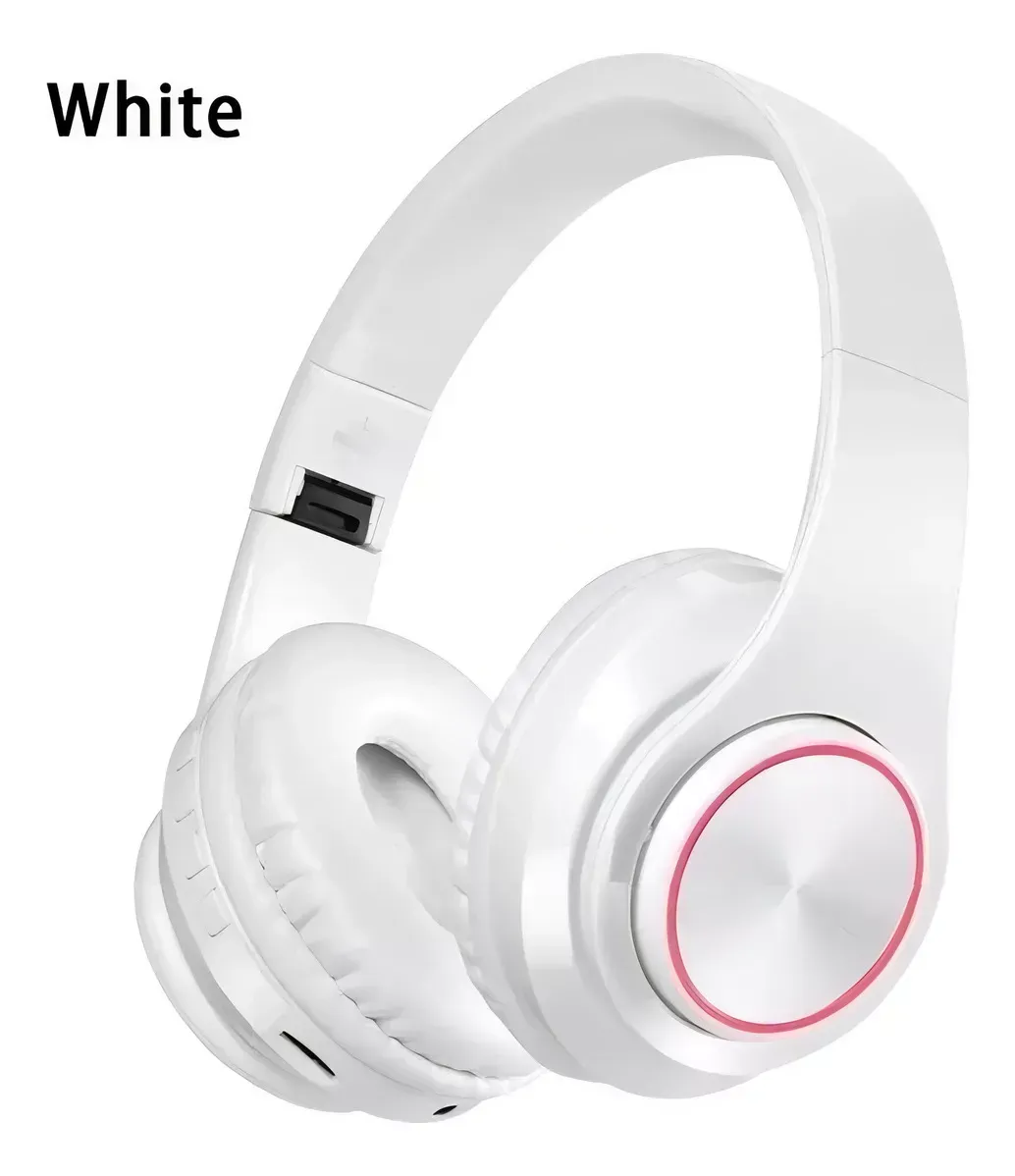 Audifonos Diadema Inalámbrico B39 Recargable Bluetooh Blanco