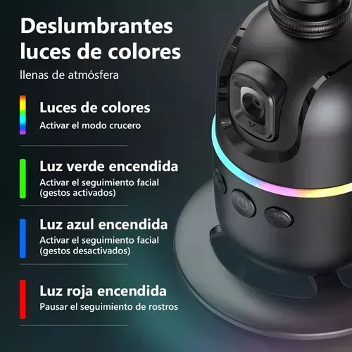 Soporte de trípode para teléfono con seguimiento facial automático