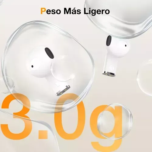 Audífonos Inalámbricos Aut 209 1Hora Color Blanco In-ear con Micrófono Bluetooth 5.3 Manos Libres