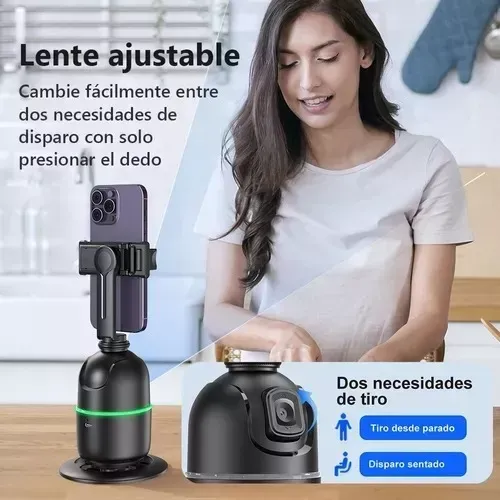 Soporte de trípode para teléfono con seguimiento facial automático