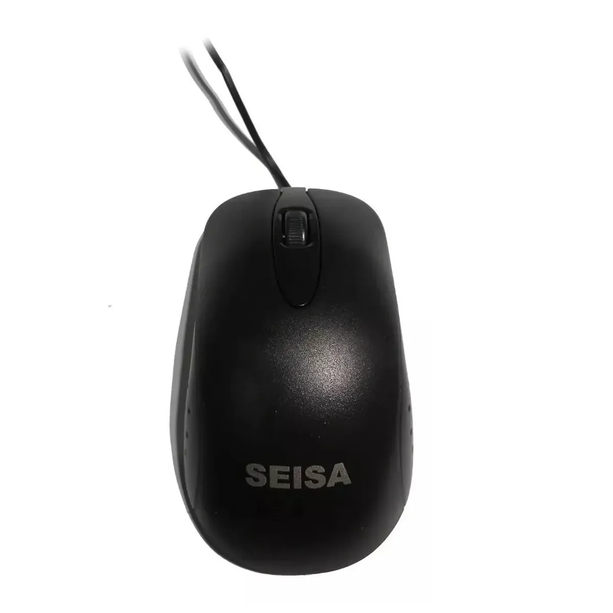 Combo Teclado En Español + Mouse Óptico De Cable Usb Mouse Negro Teclado Negro