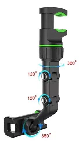 Soporte Holder Celular Para Espejo Retrovisor Multifuncional