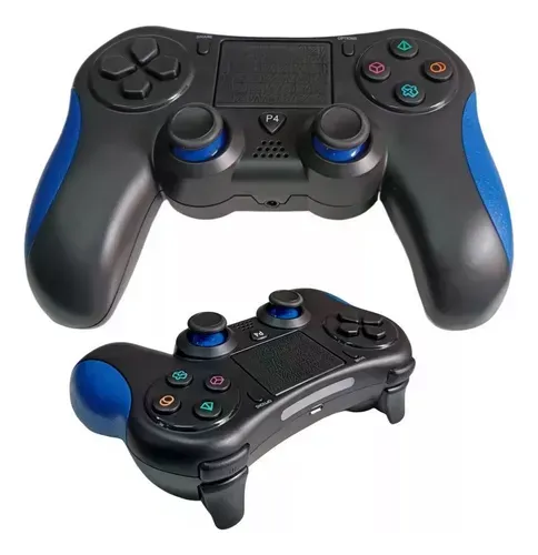 Joystick Seisa Sj-4006b Compatible Con Ps4 Color Negro