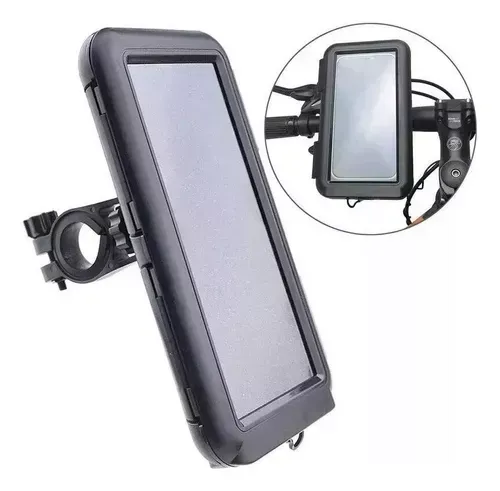 Soporte Celular Gps Moto Bici Impermeable Reforzado Táctil