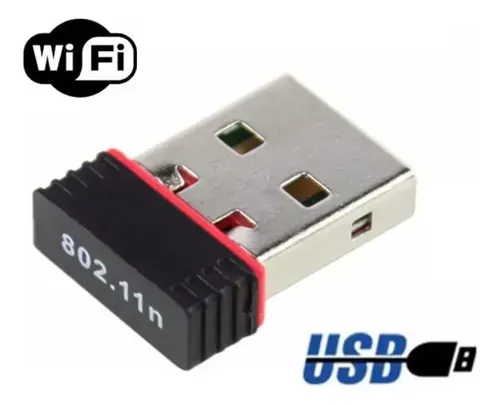 Adaptador Usb Wifi Con Velocidad De Recepción De 150 Mbps