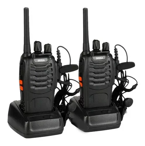 Walkie Talkie Radio Pack 2 Unid Portátil Transmisor Receptor