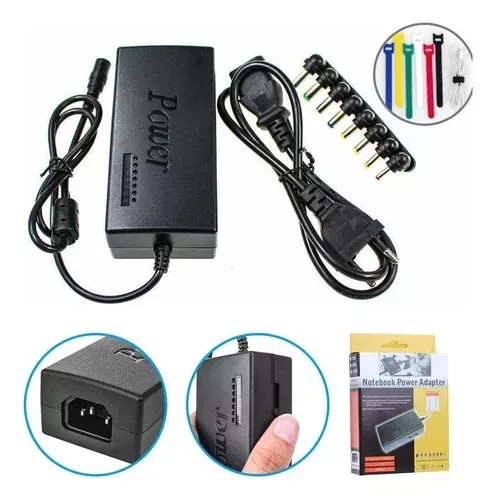 Cargador Universal Notebook 8 Puntas Adaptador 12-24v Computador