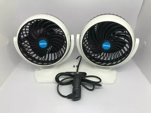 Mini Ventilador Auto 12v Portátil 360 Turbo Giratorio Entrada Usb 