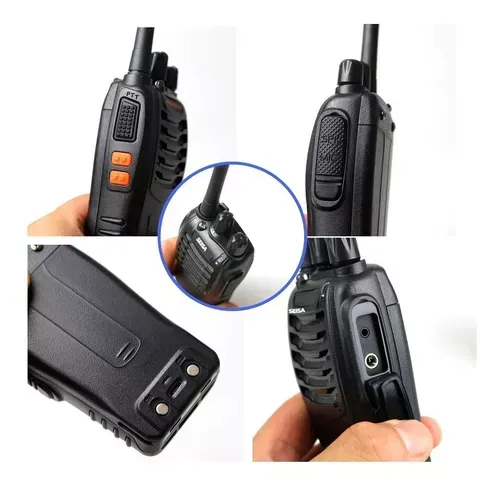 Walkie Talkie Radio Pack 2 Unid Portátil Transmisor Receptor