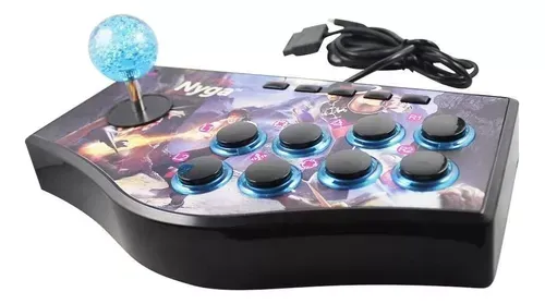 Control Juego Mando Tabla Arcade Joystick Usb Pc Tv Portátil Color Negro