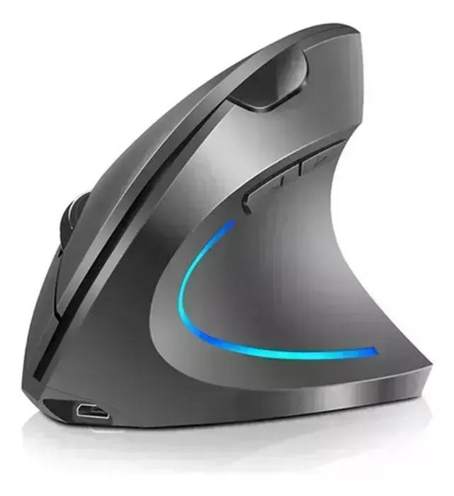 Mouse Vertical Inalámbrico Ortopédico Receptor Usb